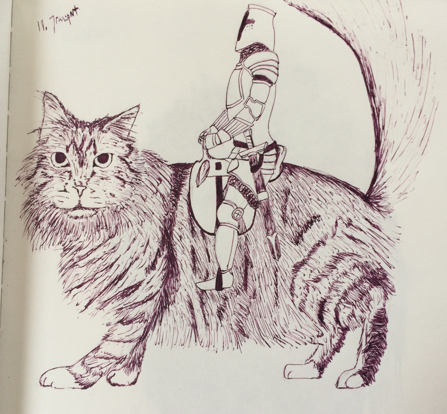 Inktober 11: Transport